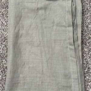 Sage sheer textured curtain